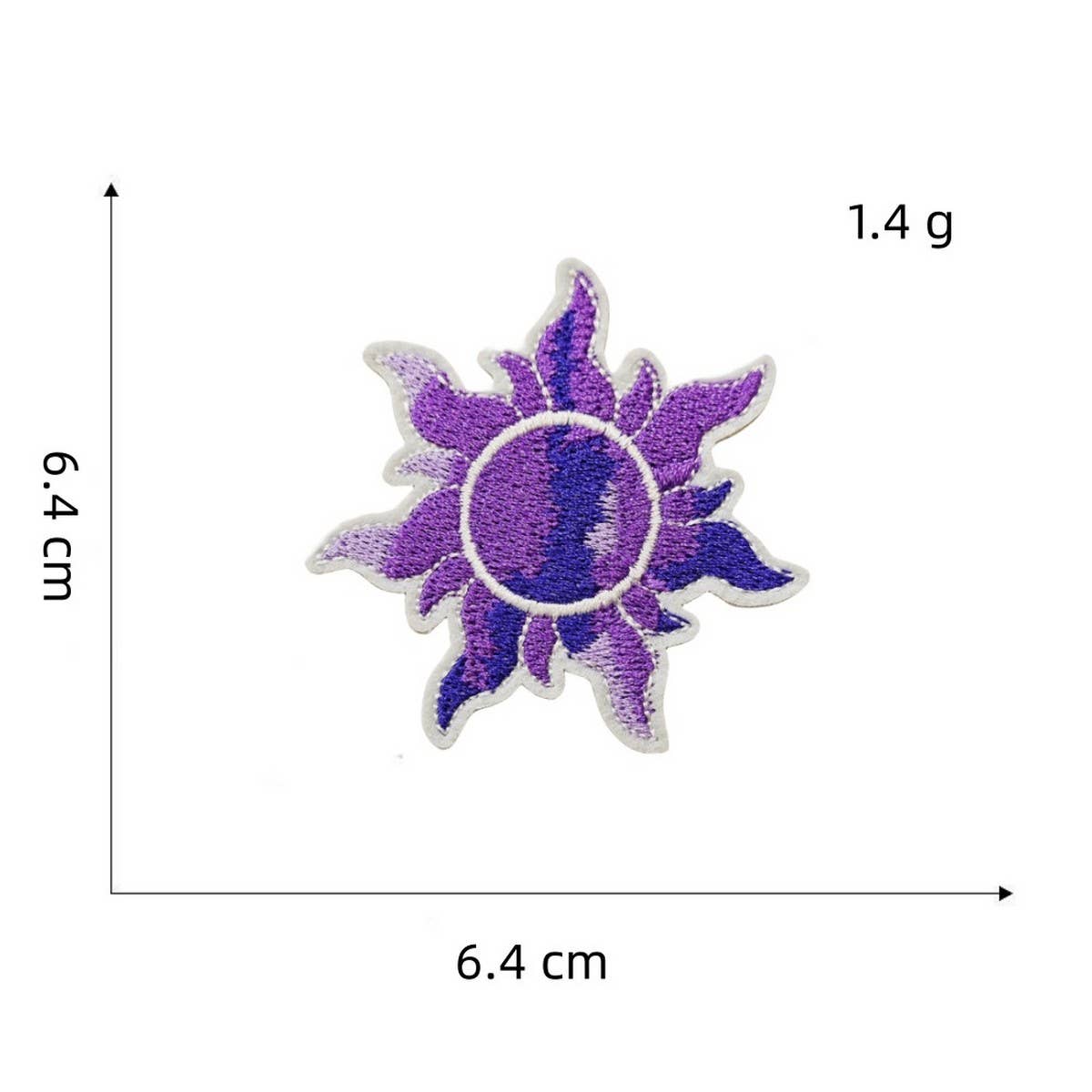 NEW PURPLE SERIES EMBROIDERED CLOTH PATCHES