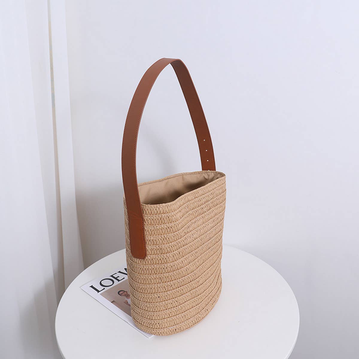 WOMEN NEW VERSATILE SHOULDER WOVEN BAG_CWAB1879