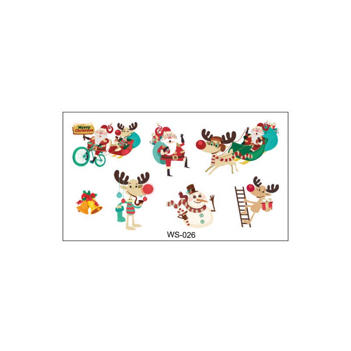 Christmas Candle Tattoos for Kids & Parties
