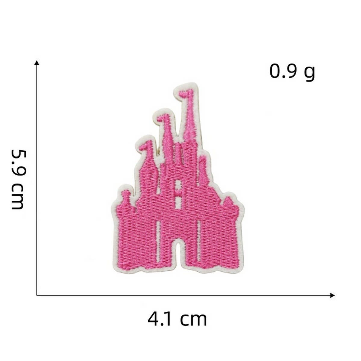 NEW PINK CARTOON EMBROIDERED CLOTH PATCH