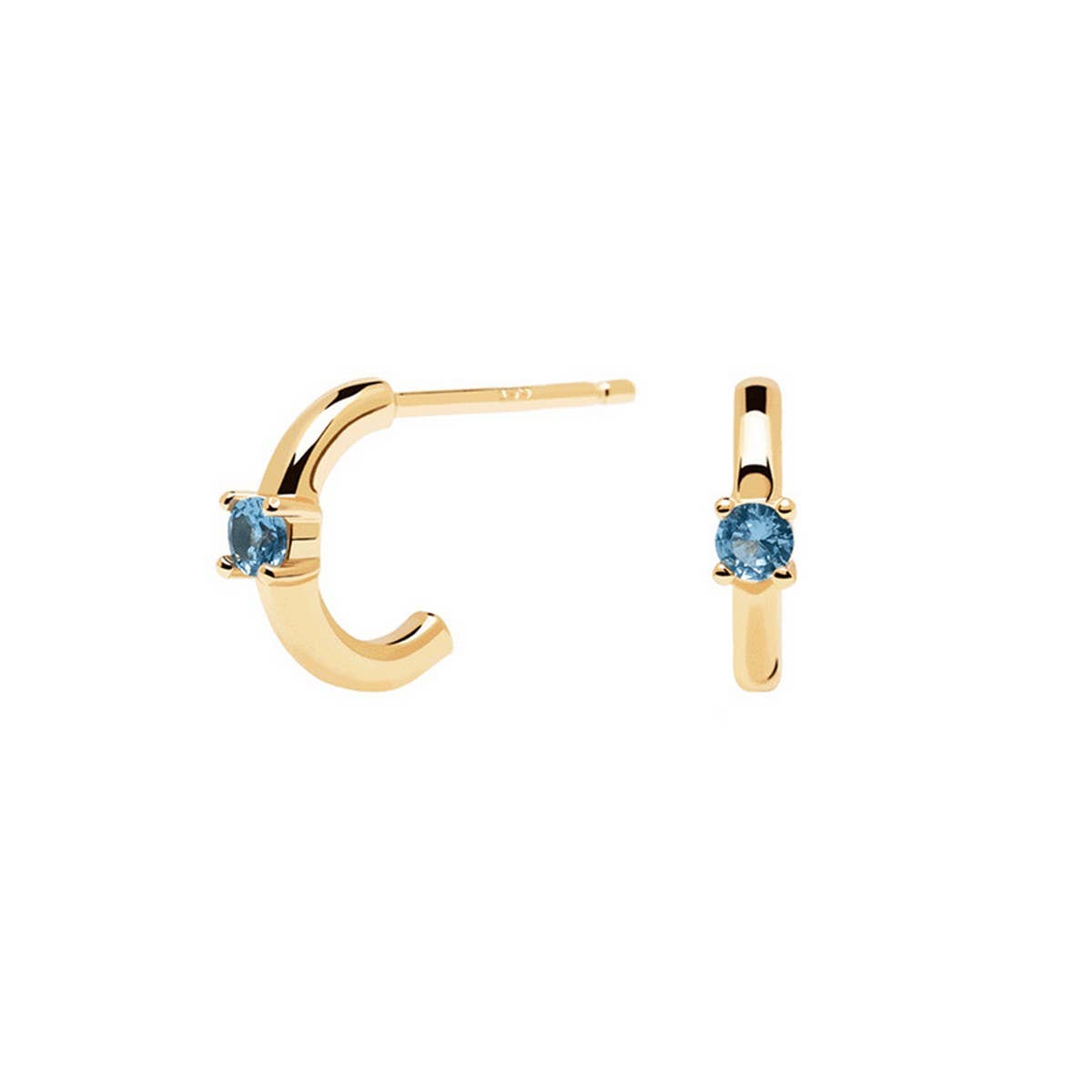 MULTICOLOR C-SHAPED SIMPLE EXQUISITE EARRINGS
