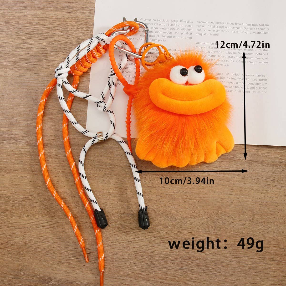 Plush Duckbill & Soot Sprite Charm Keychain_CWMM7820