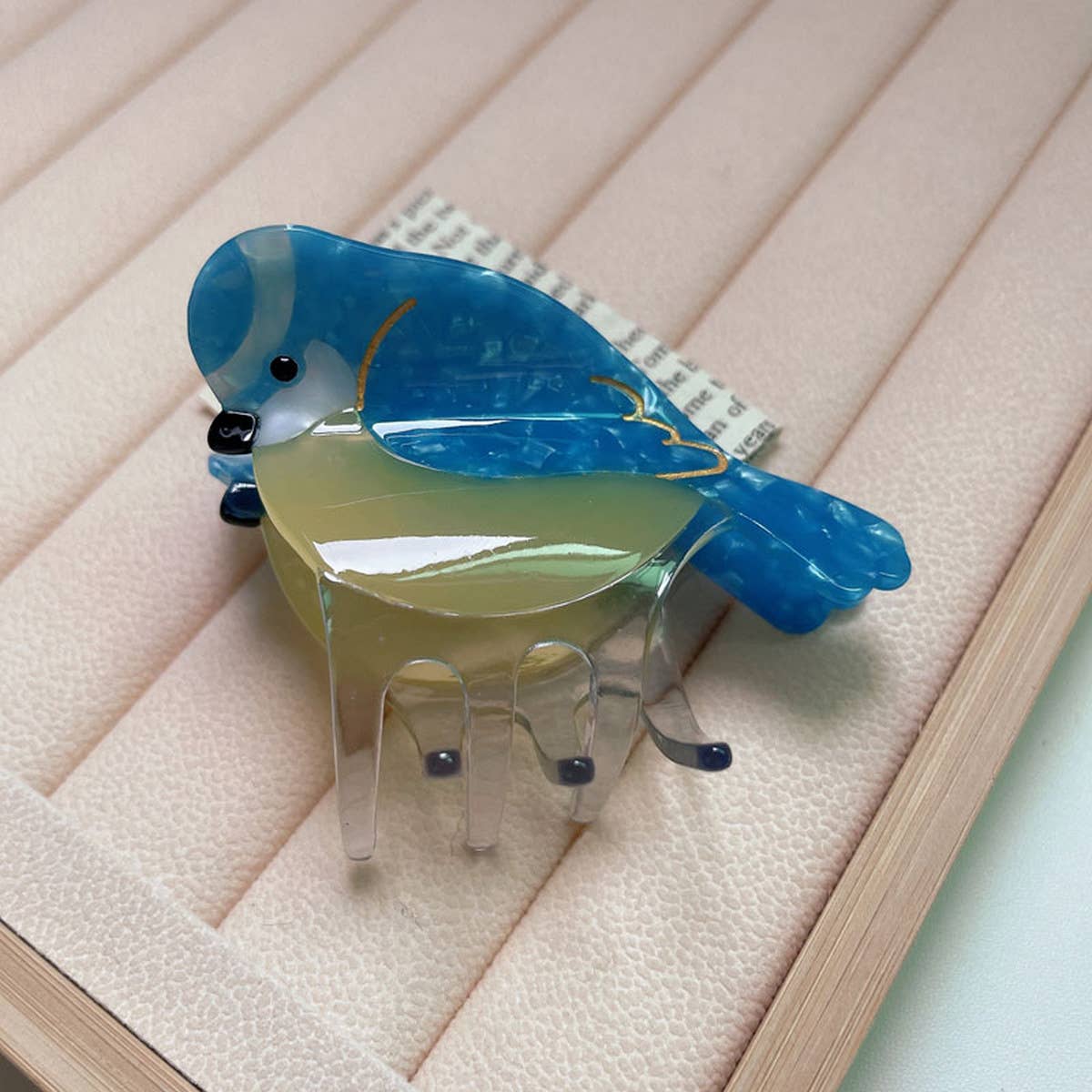 ANIMAL COLORFUL PARROT BIRD HAIR CLIP_CWAHA1336
