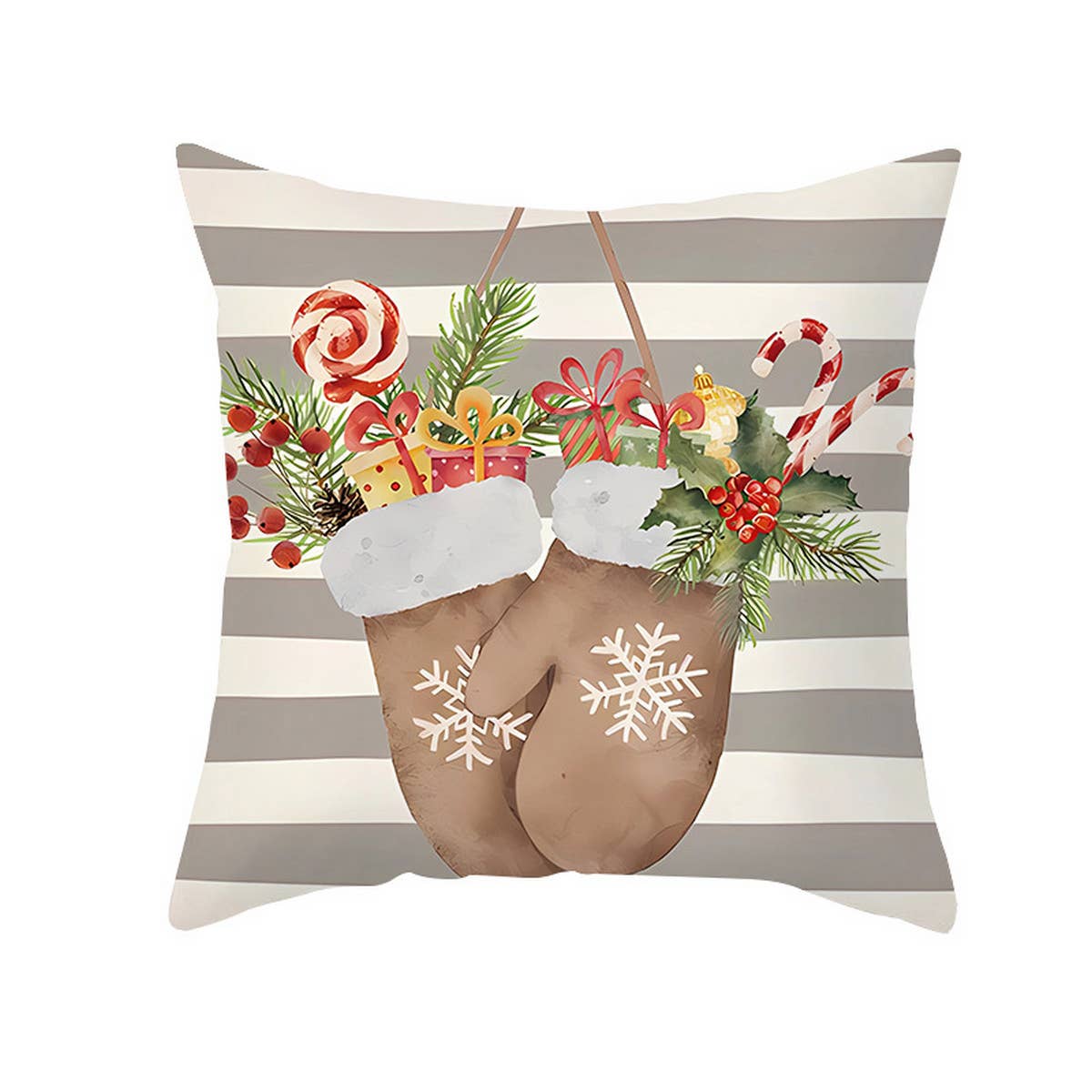 HOME PRODUCTS STRIPE PRINT PILLOWCASE
