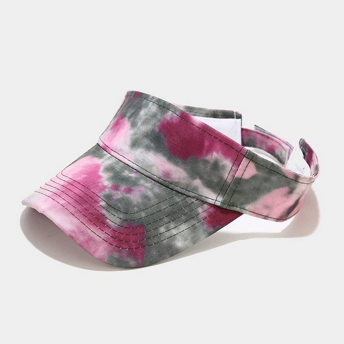 Tie-Dye Visor Hat -Sunshade Cap for Spring/Summer_CWAH3296