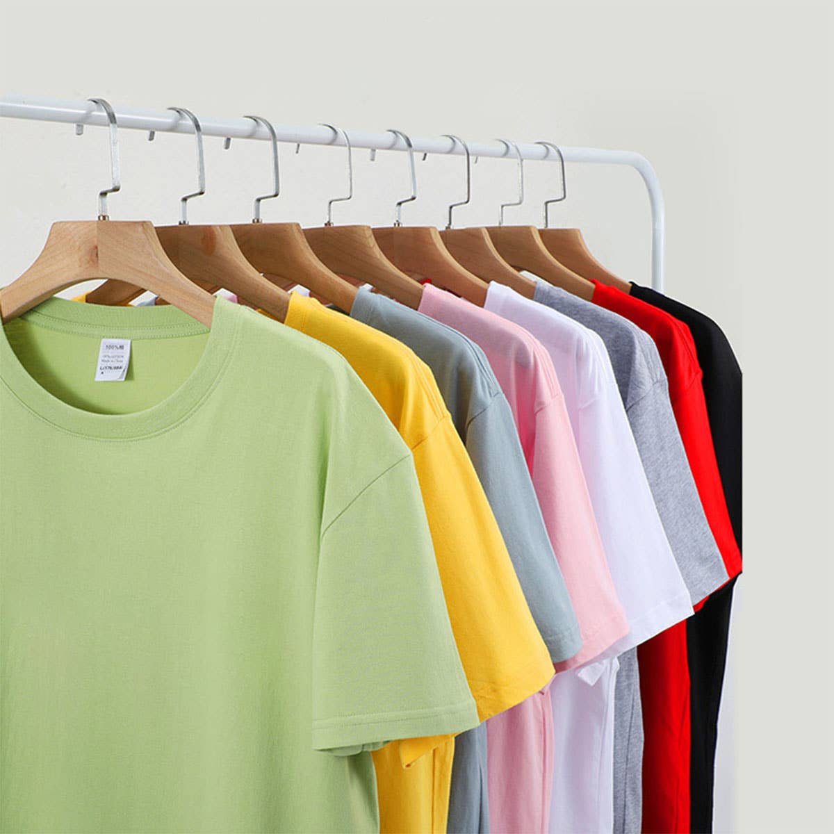 170g Slim Fit Cotton Crewneck Tee – Unisex Basic Shirt
