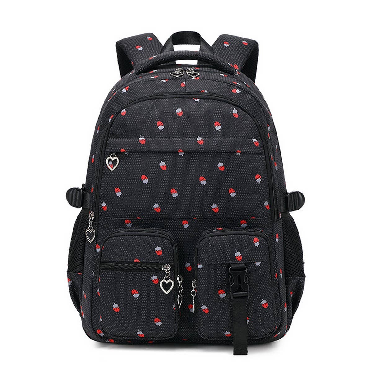 Strawberry Backpacks for School Teen Girls Nylon_CWAB5493