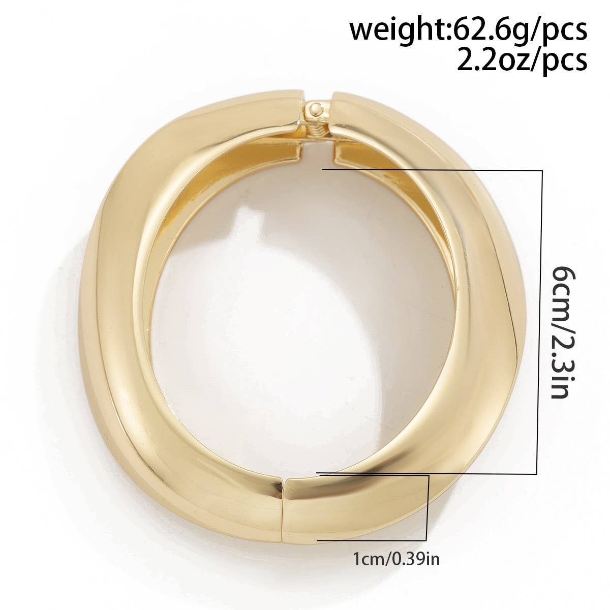 NEW DESIGN FASHION TREND METAL SMOOTH BRACELET