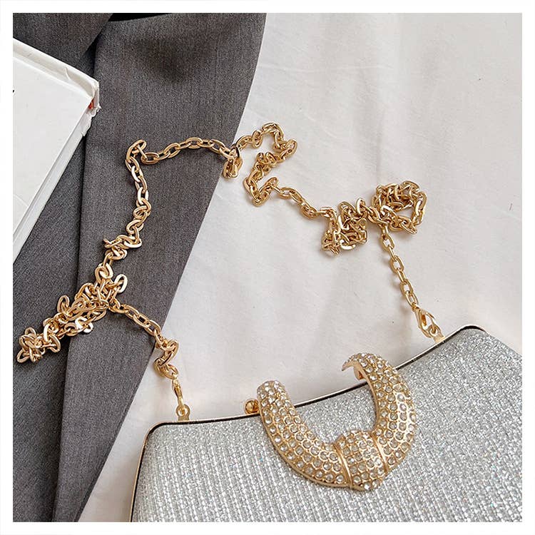 FINE GLITTER CLUTCH DRESS LADY EVENING BAG CLUTCH_CWAB3258