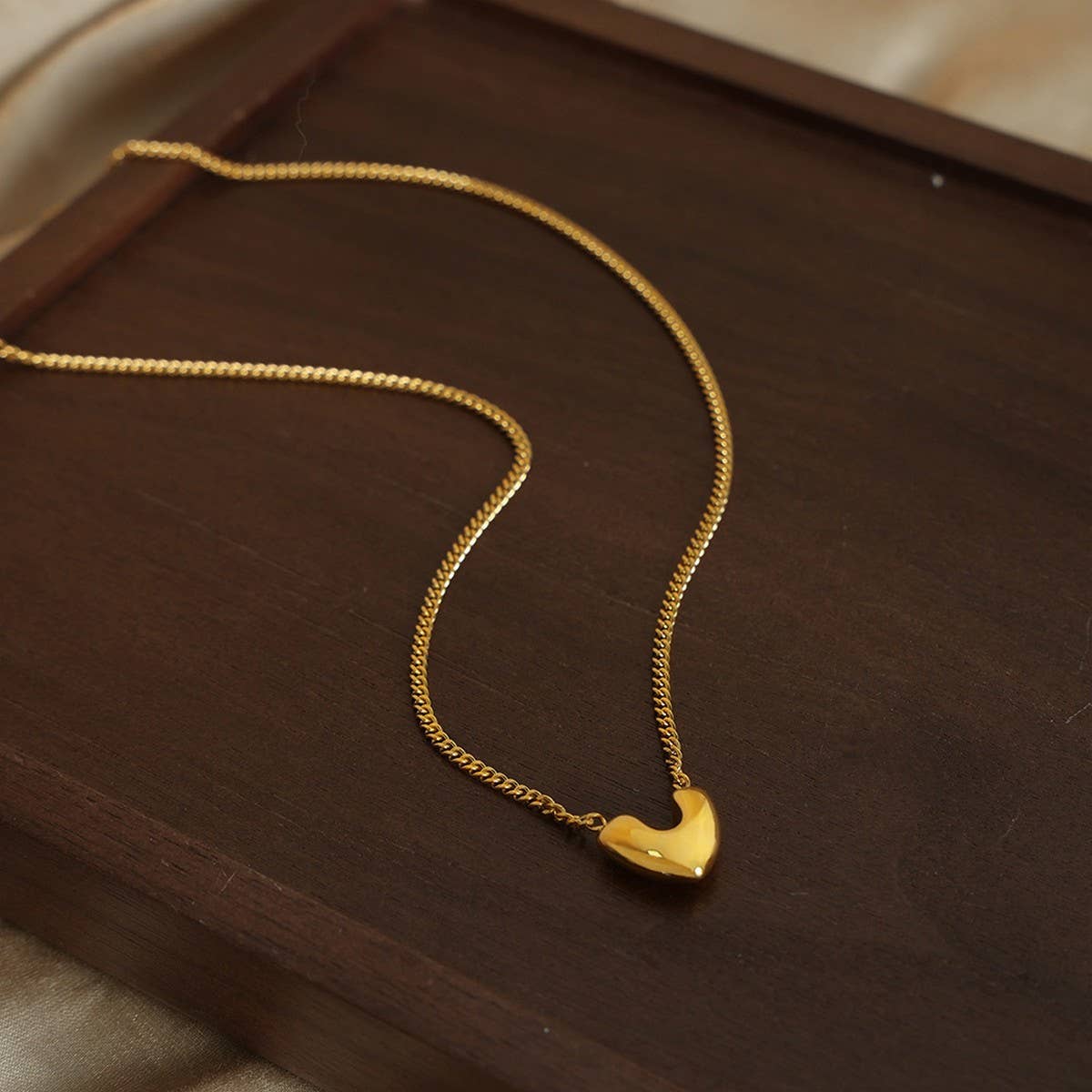 V SHAPED TITANIUM STEEL NECKLACE