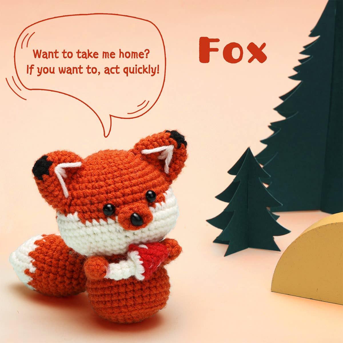 HANDMADE DIY DOLL CROCHET MATERIAL PACKAGE