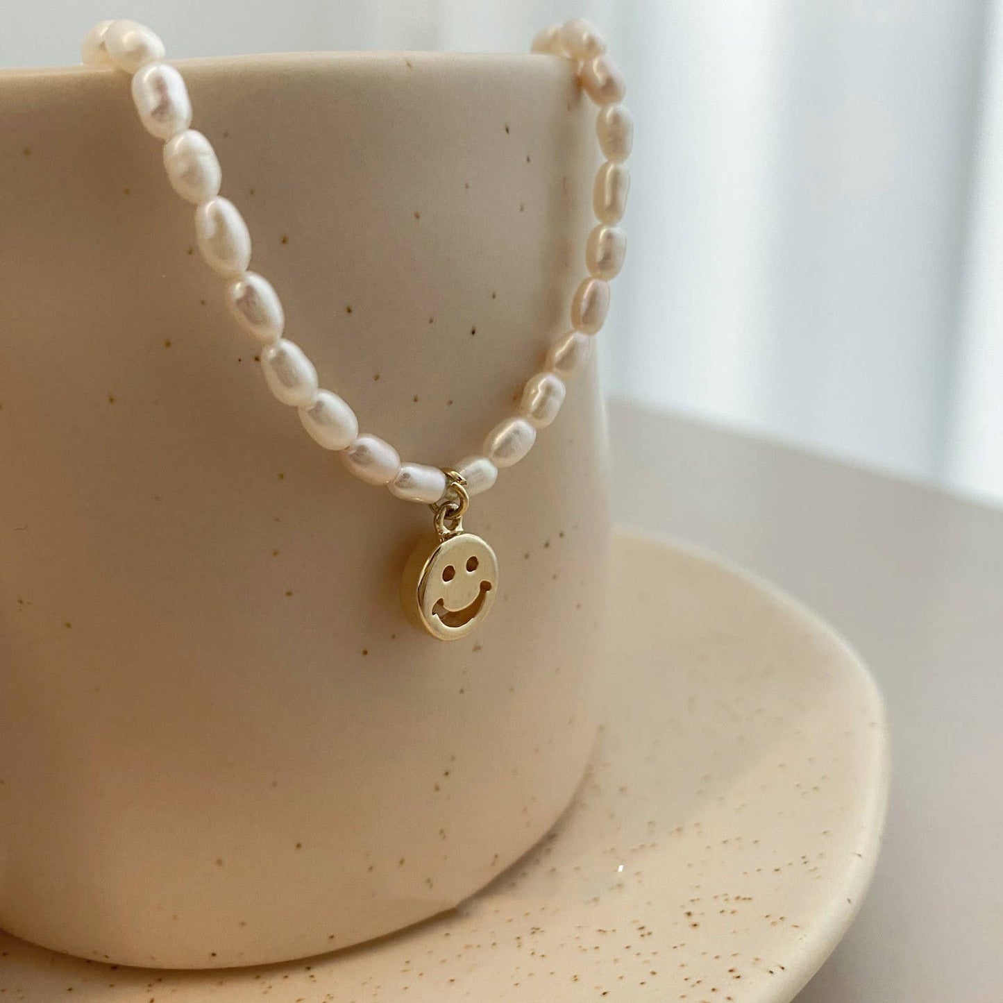 Baroque irregular retro freshwater pearl necklace