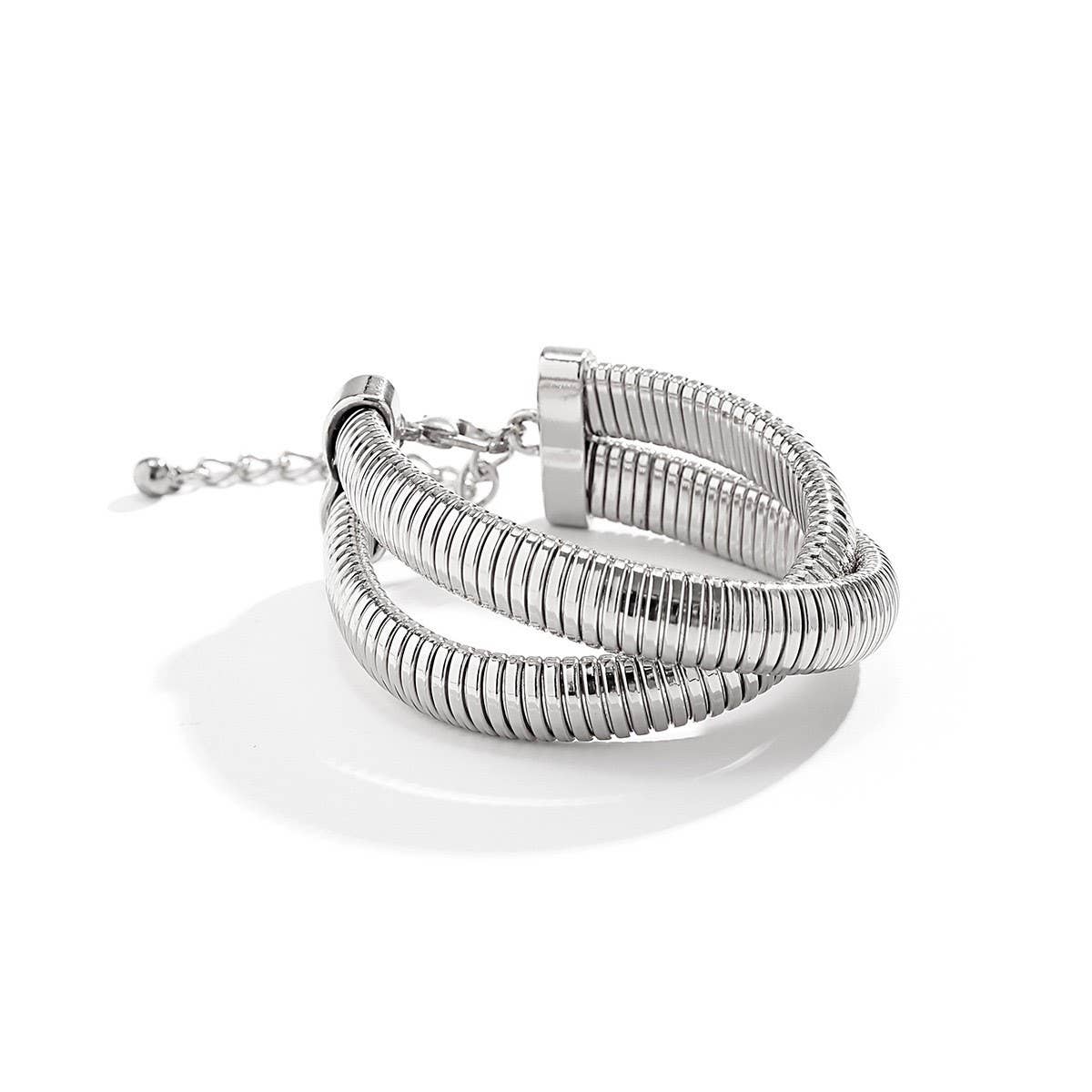 PERSONALIZED METAL SIMPLE RING BRACELET FOR WOMEN_CWMM3092