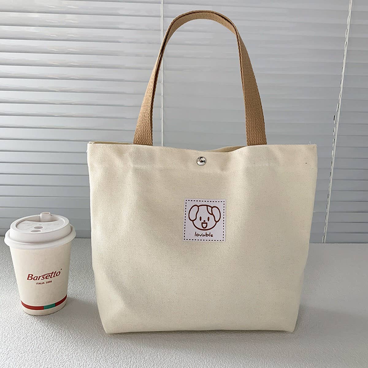 TOTE BAGS CANVAS CUTE CARTOON BENTO BAG_CWAB2042