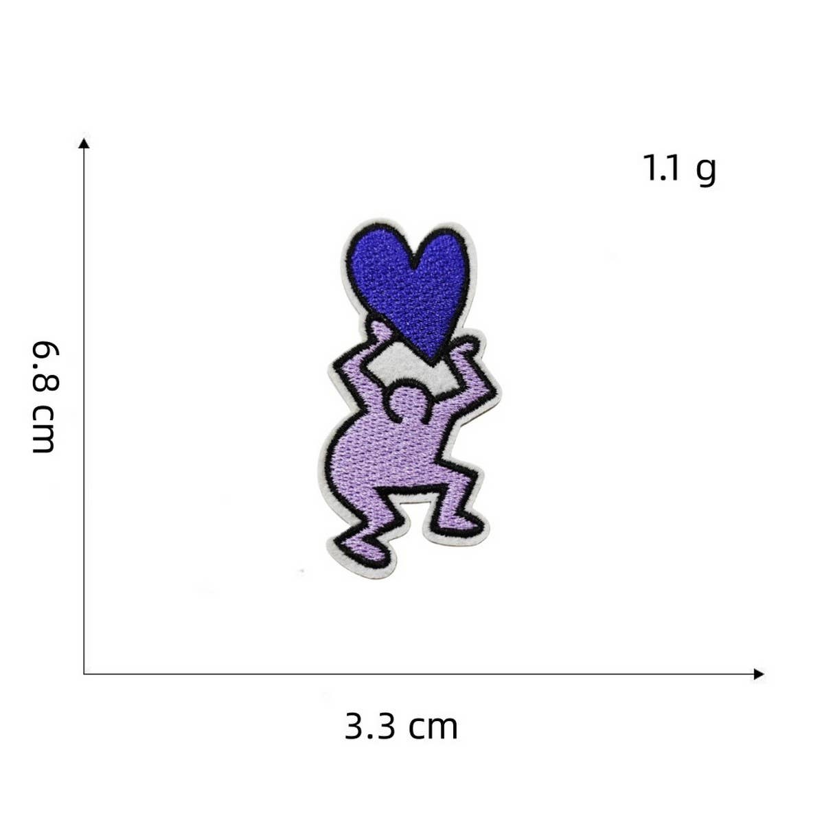 NEW PURPLE SERIES EMBROIDERED CLOTH PATCHES
