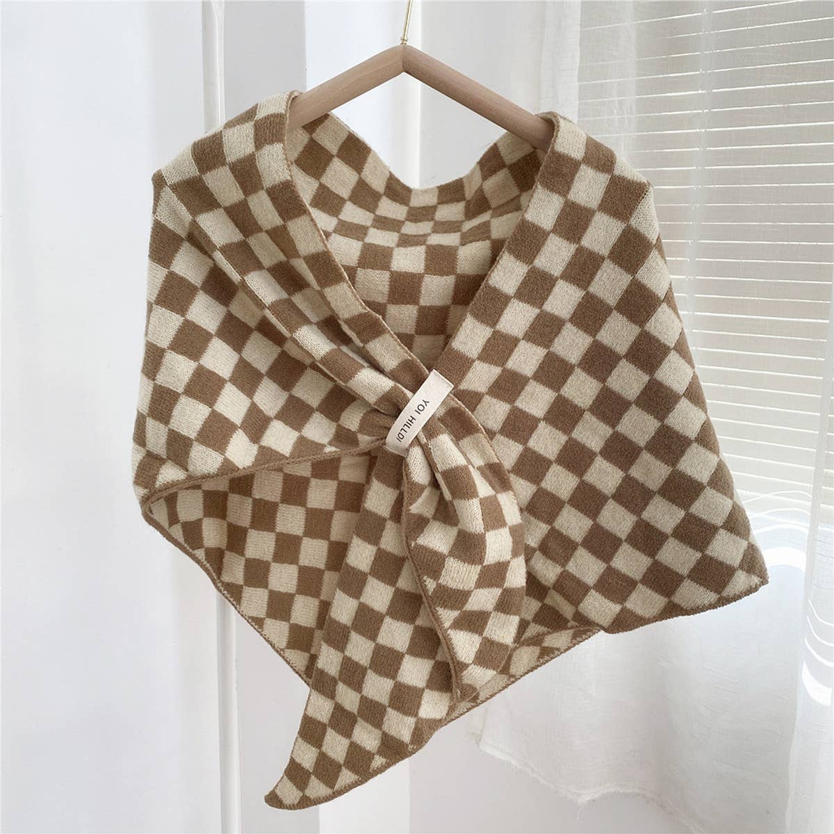 THICKENED WARM LARGE TRIANGLE SHAWL