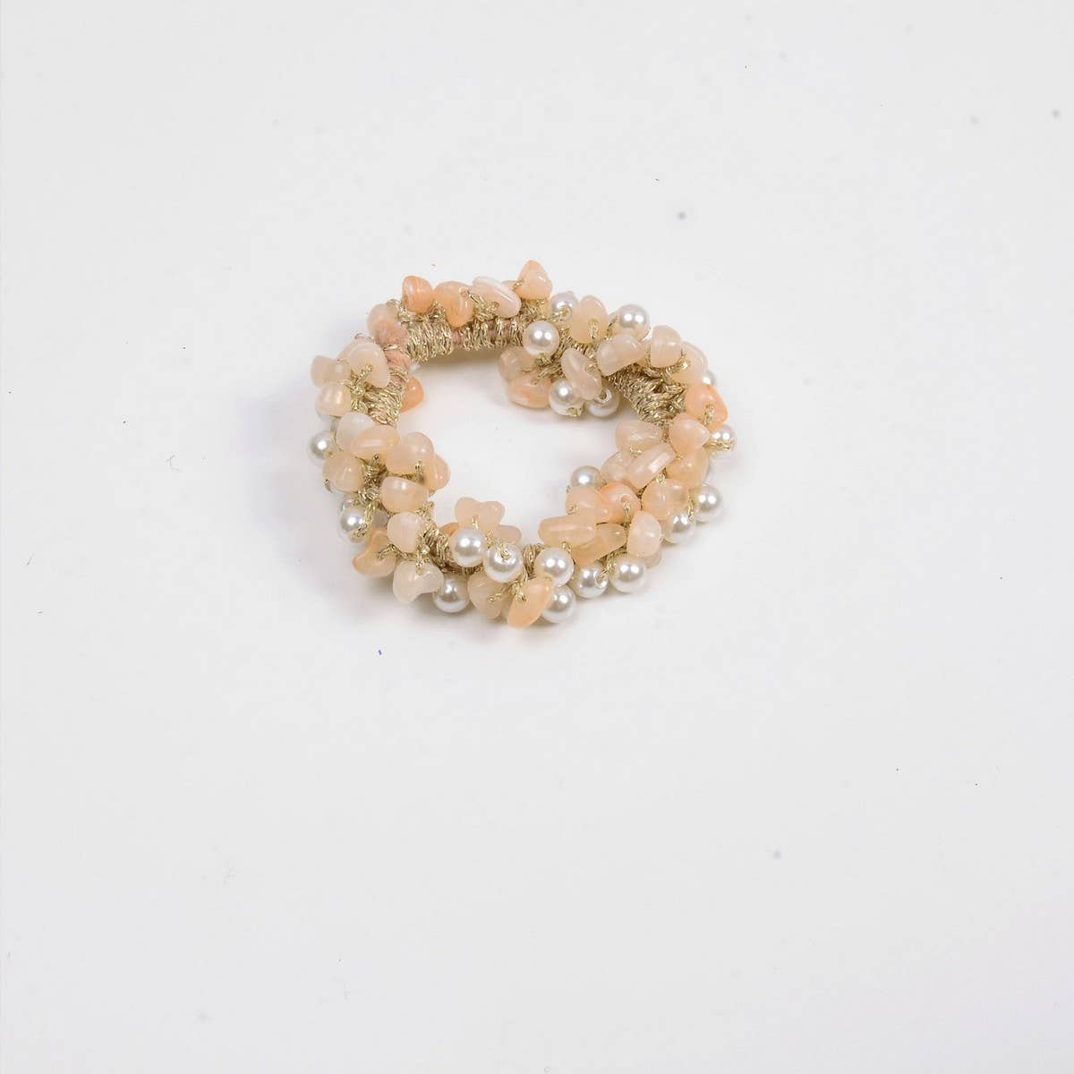 Simple Pearl Ponytail Hair Tie Elegant New Style_CWAHA6771