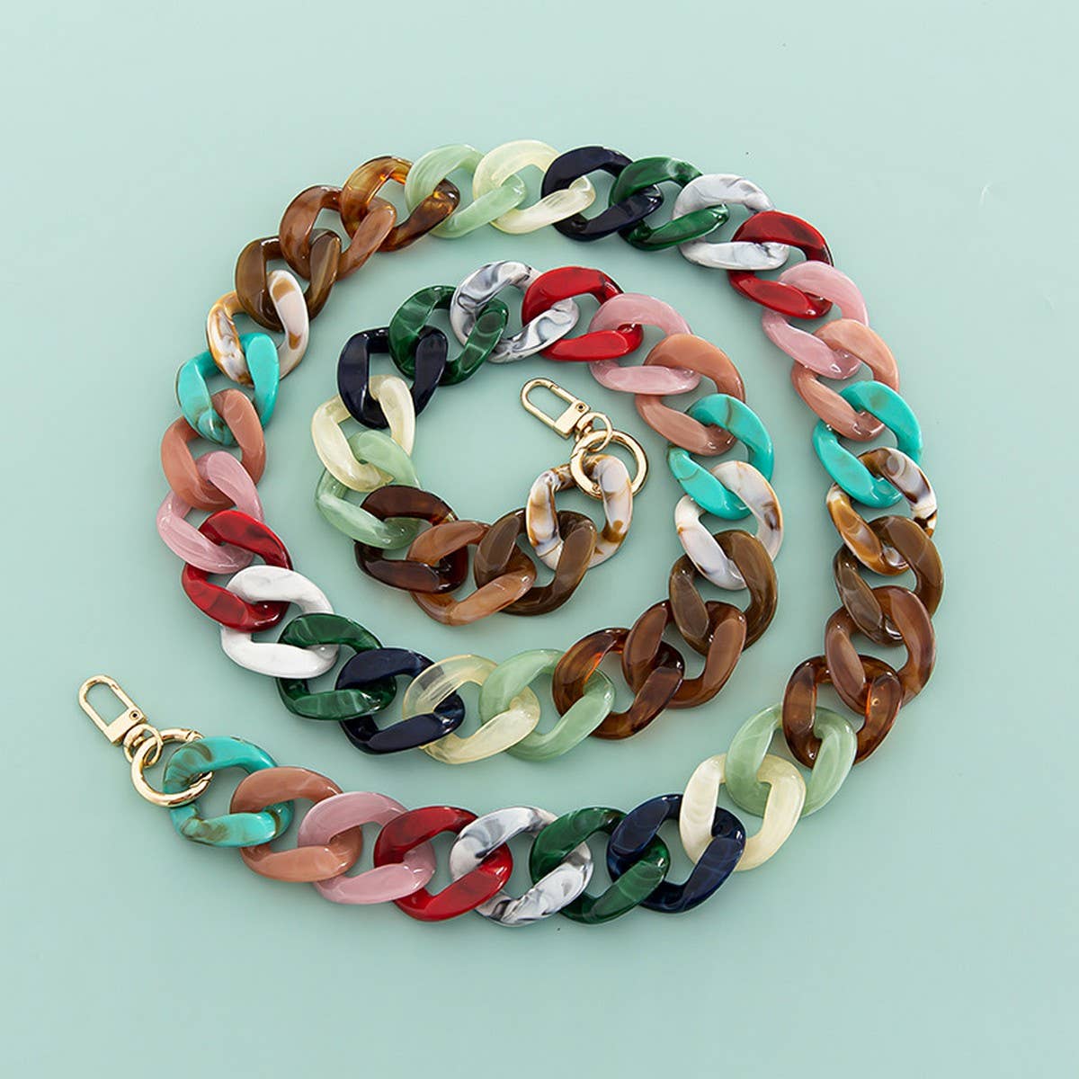 47.24"Mixed-Color Bag Chain,Phone Case Strap_CWMM5091