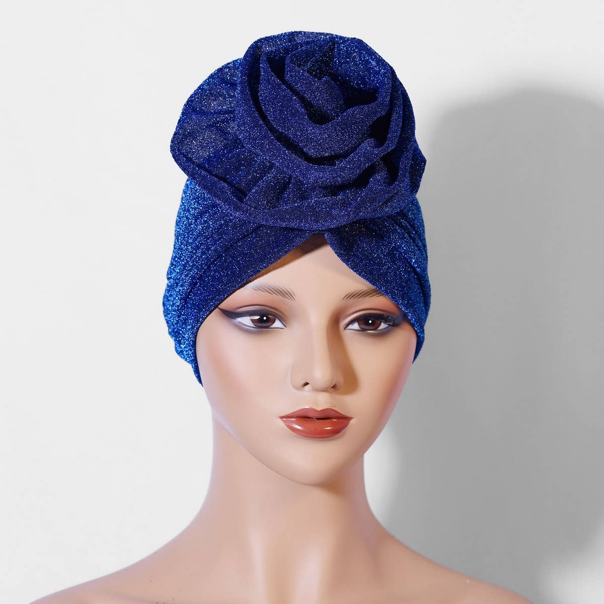 NEW LADIES BRIGHT SILK LARGE FLOWER HEADSCARF