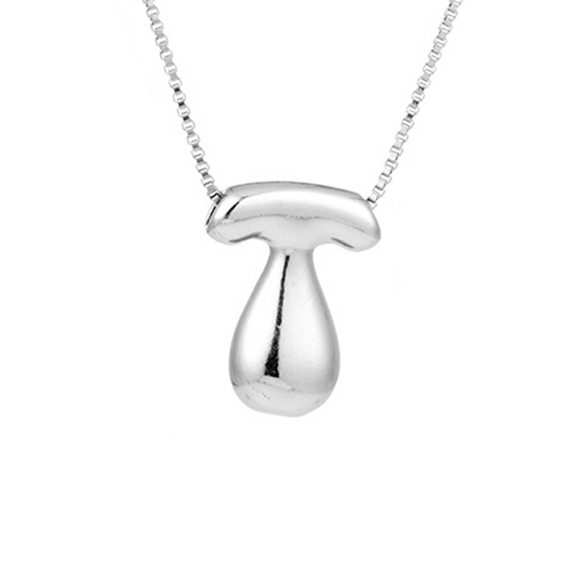 Hip Hop 26 Letters Pendant Necklace - Silver Chain