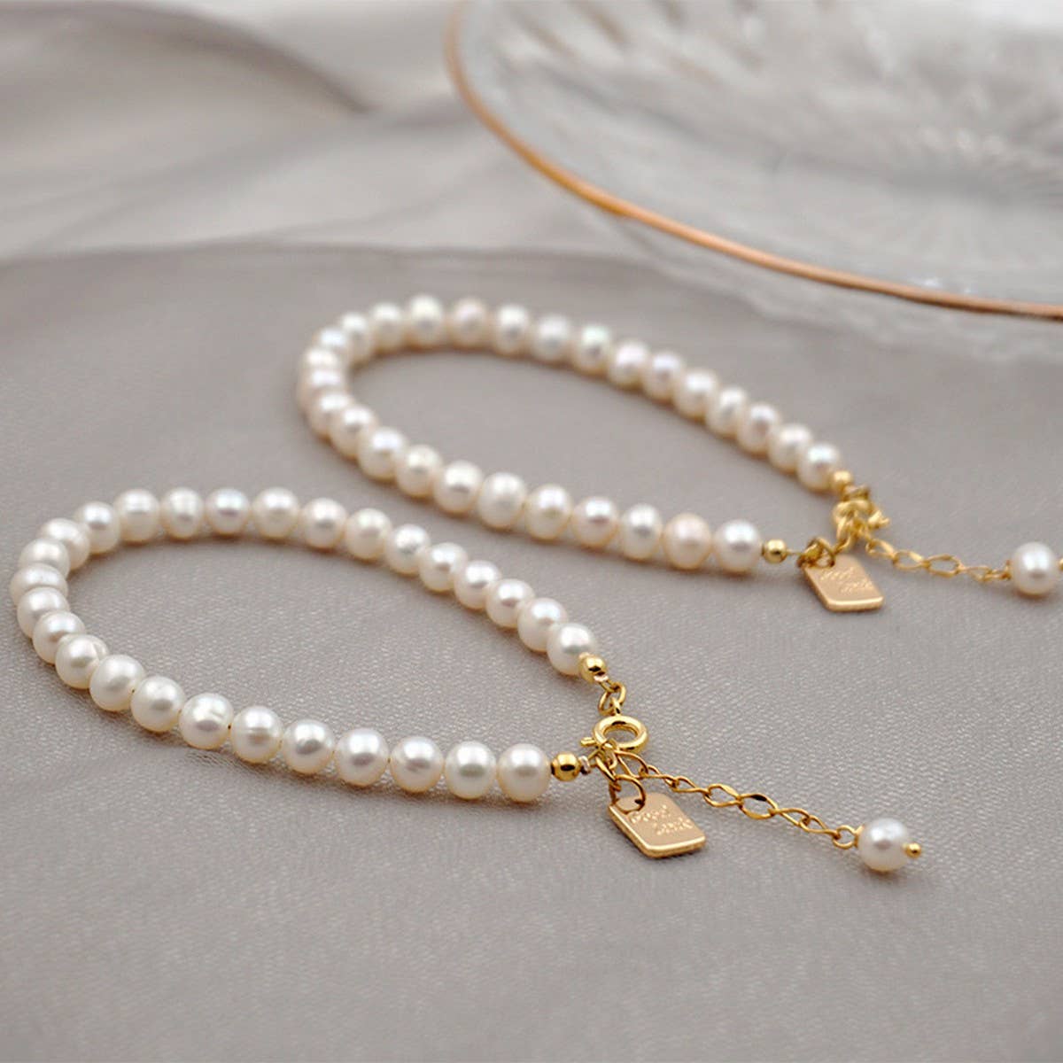 NEW SPRING AND SUMMER FRESHWATER PEARL BRACELET_CWAJE1670