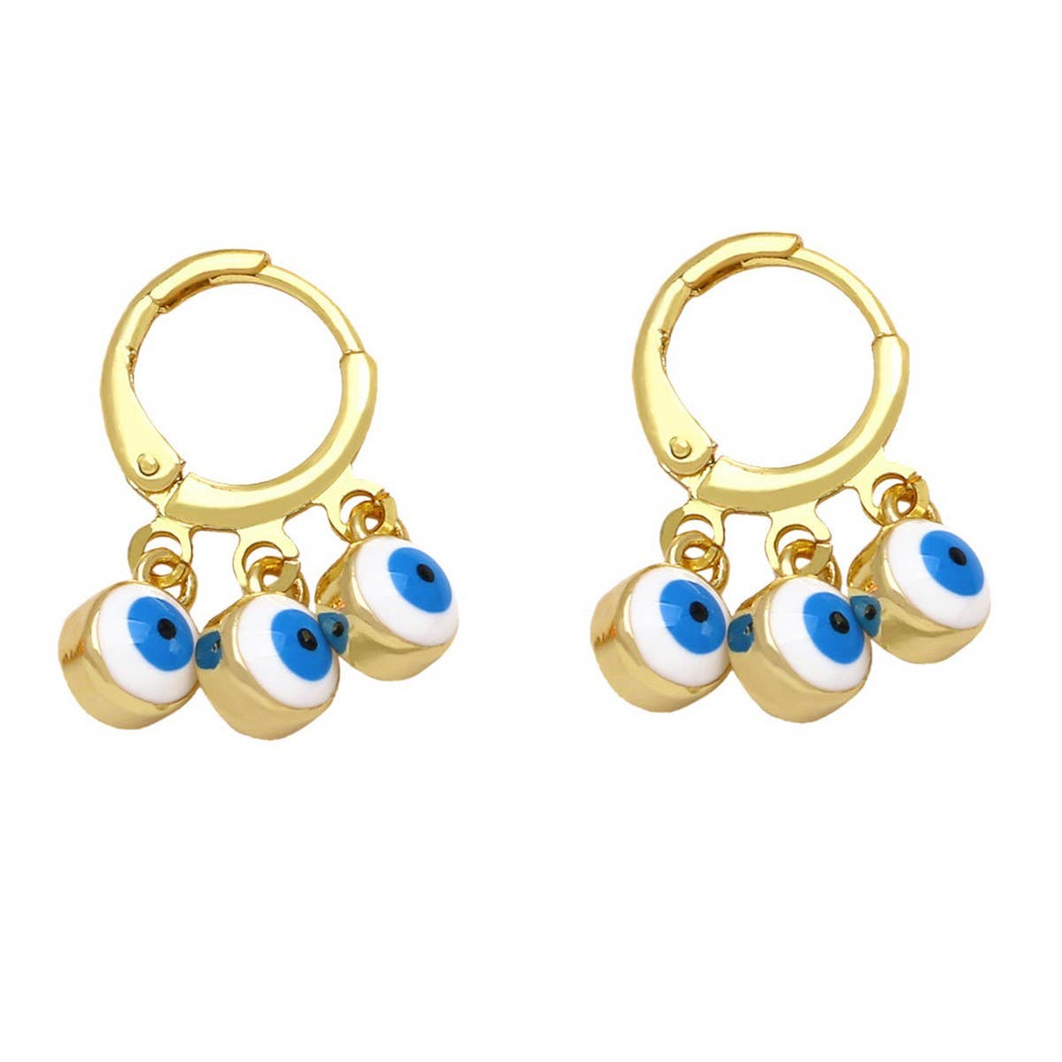 RETRO COLORFUL OIL DROP DEVIL'S EYE EARRINGS_CWAJE1021