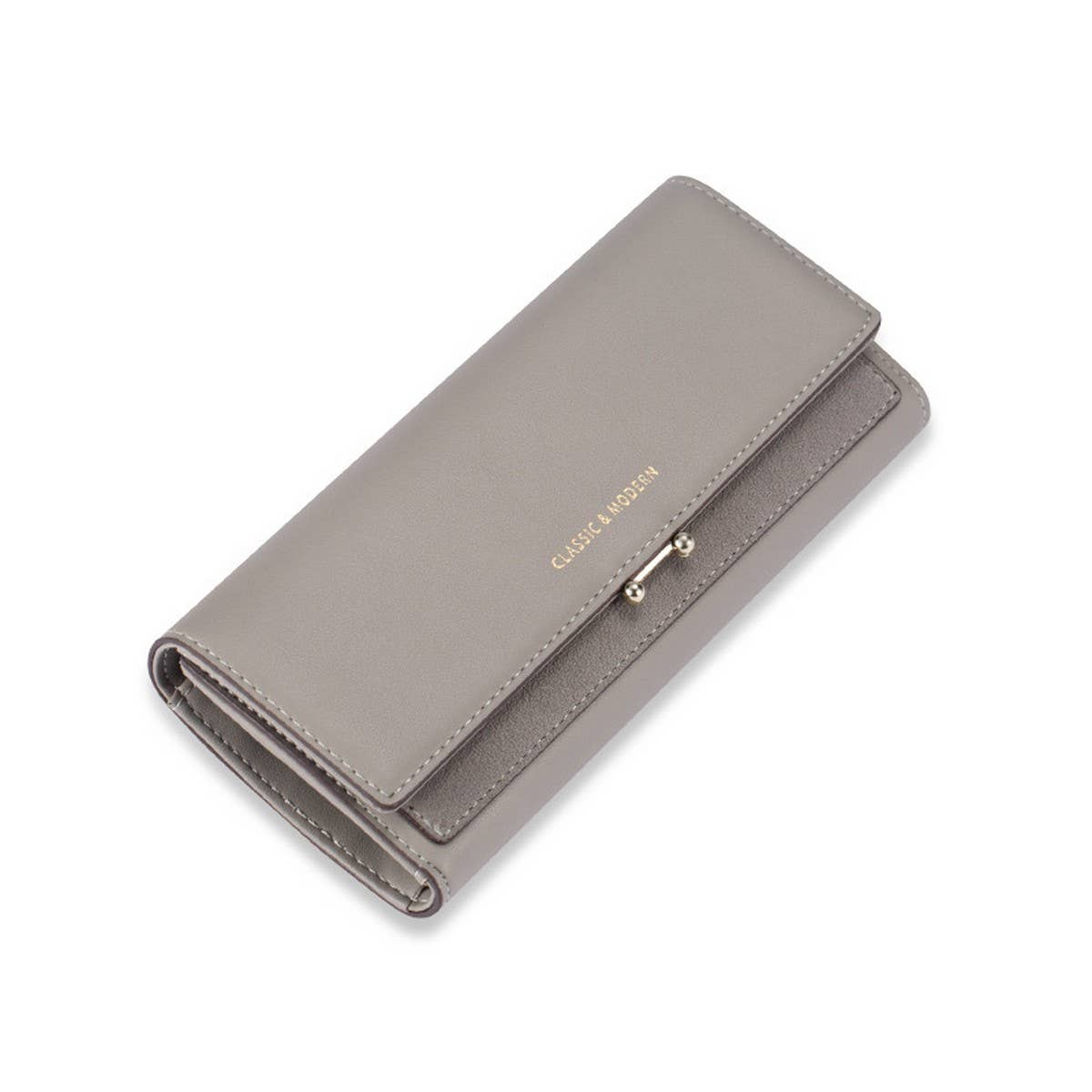 RETRO MULTI POCKET ZIPPER WALLET_CWAB1647