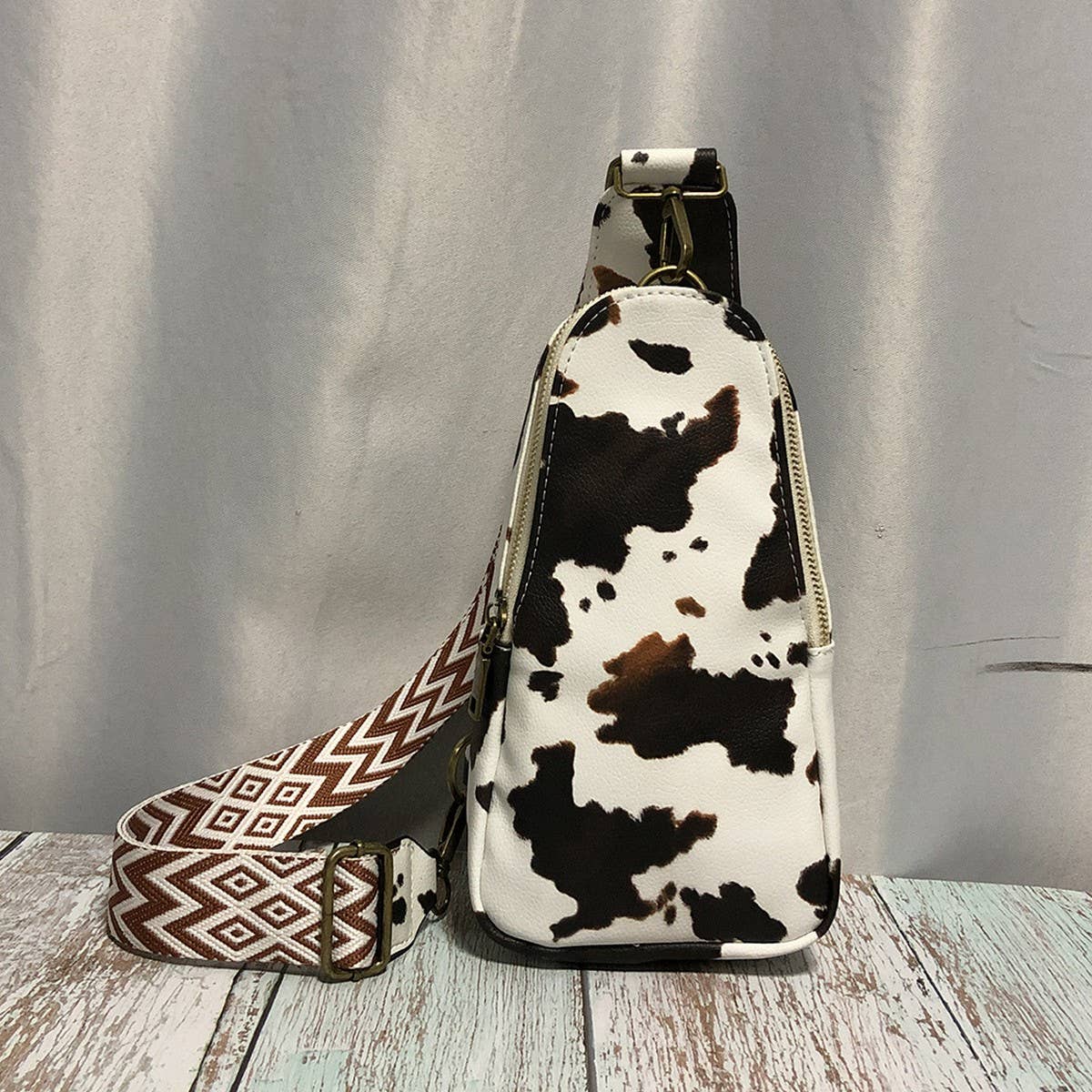 LEOPARD PRINT OUTDOOR SPORT BACKPACK CROSSBODY BAG_CWAB1398