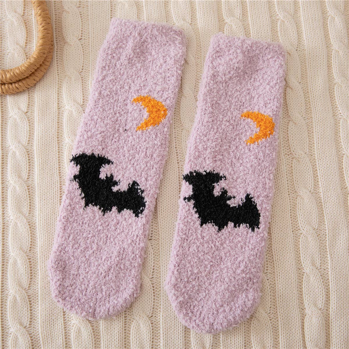 HALLOWEEN THICKENED CORAL FLEECE SOCKS