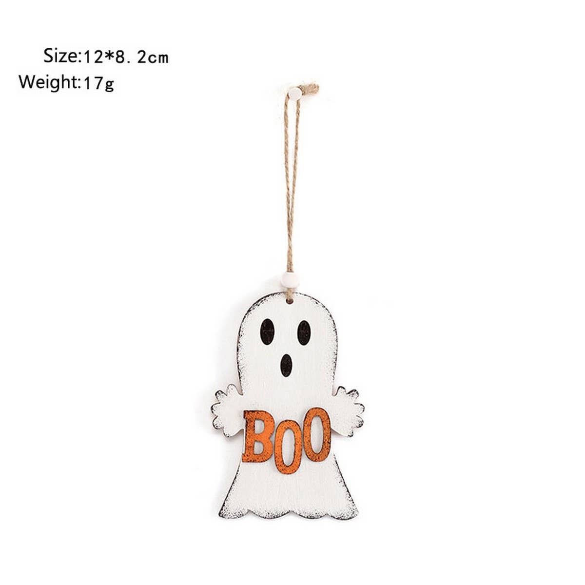 Ins-Style Painted Halloween Ghost Skull Decor_CWAJE05359