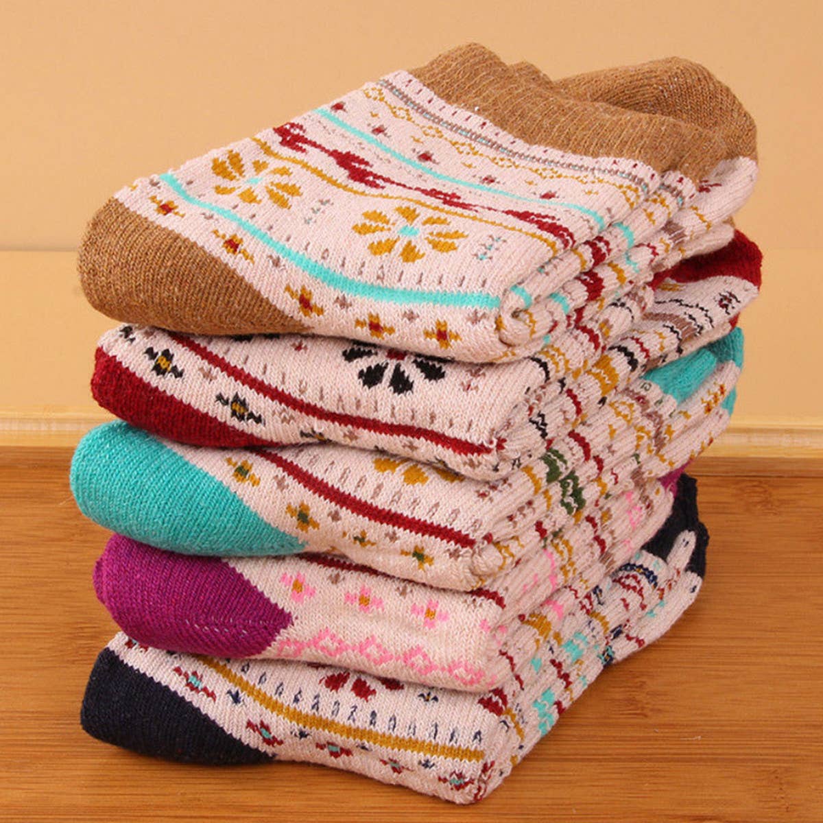 2024 NEW LOVE DEER RABBIT 5 PAIRS SOCKS_CWMS0700