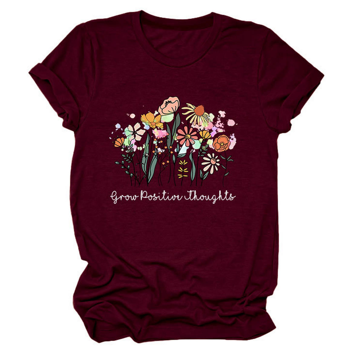 Women??¢s Casual Crew Neck T-Shirt, Soft Fit_CWTTS1488