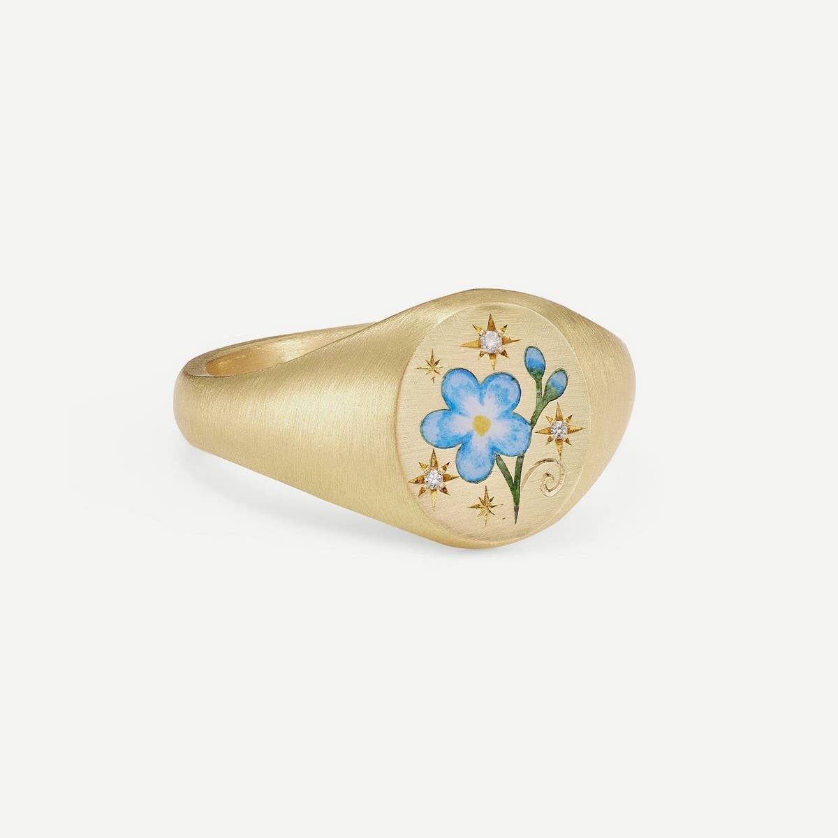 Stainless Steel Fashion Painted Rhinestone Ring_CWMM5706