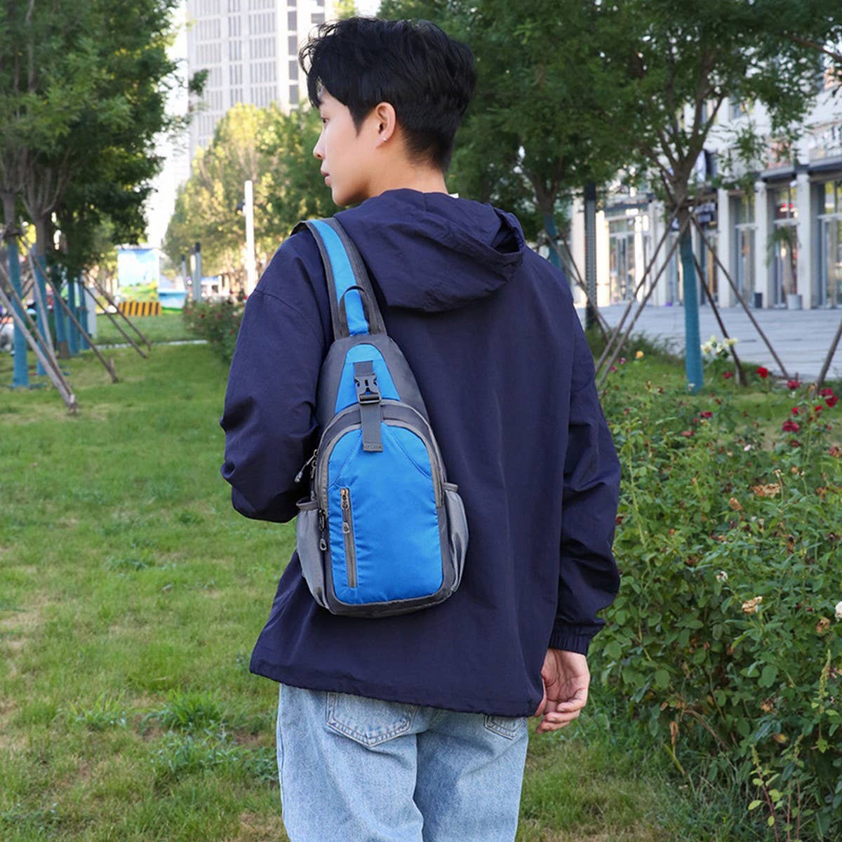 Waterproof Stylish Chest Sling Bag for Outdoors_CWAB5406