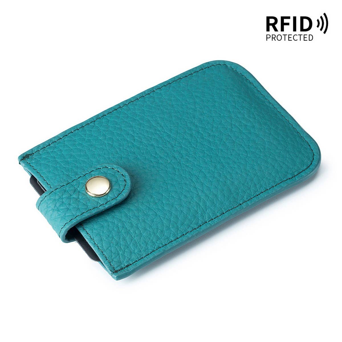 ULTRA-THIN LAYERED DRAWSTRING LEATHER CARD HOLDER_CWAB3825