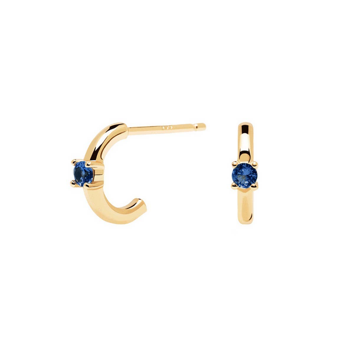 MULTICOLOR C-SHAPED SIMPLE EXQUISITE EARRINGS