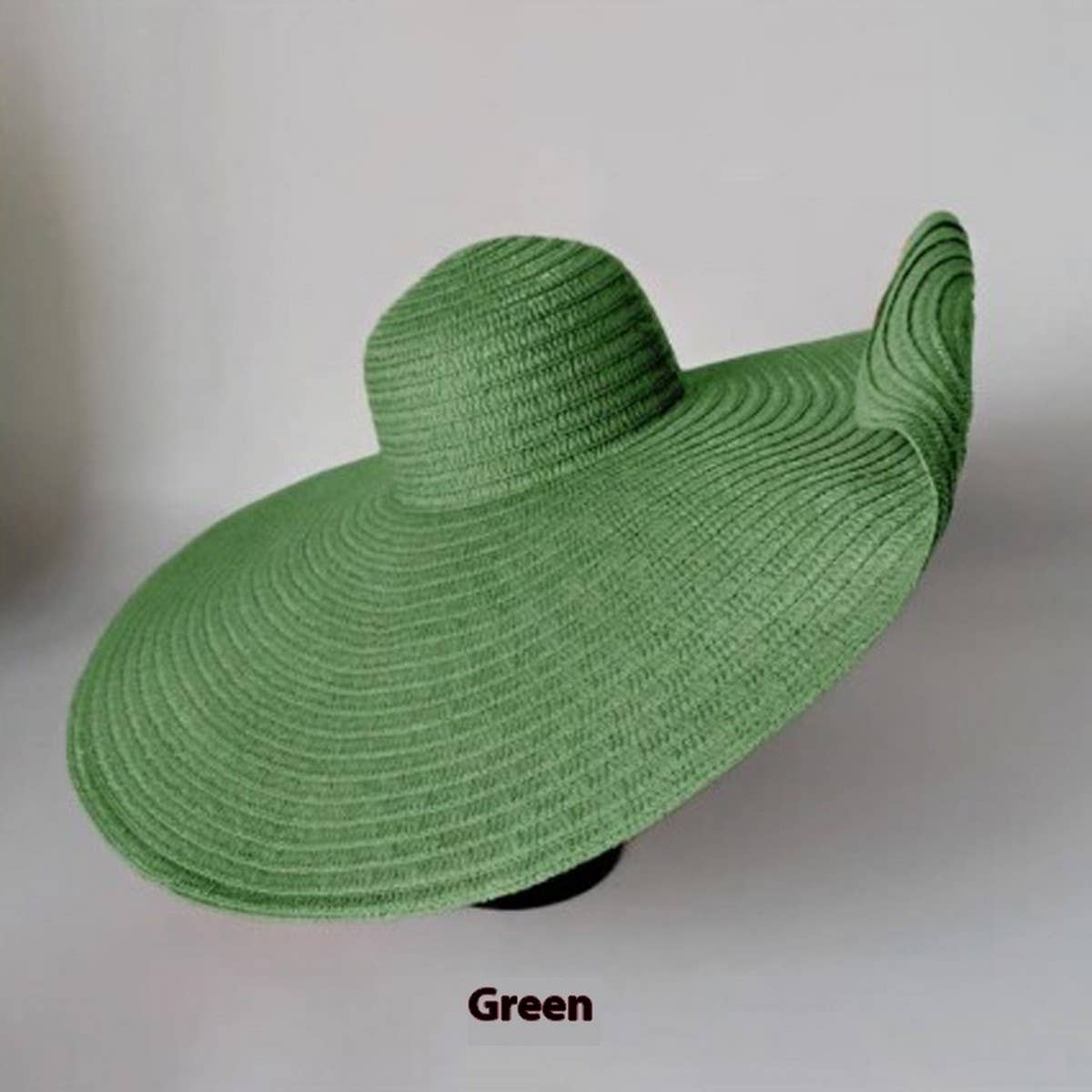 Summer oversized brim straw hat for women_CWAH3399