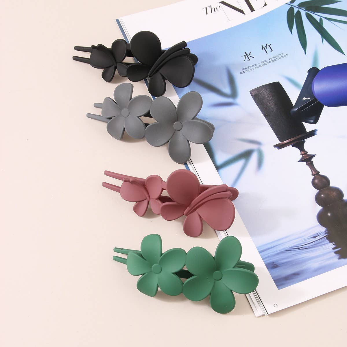Butterfly & Flower Hair Clip ?“Updo Accessory_CWMM5006