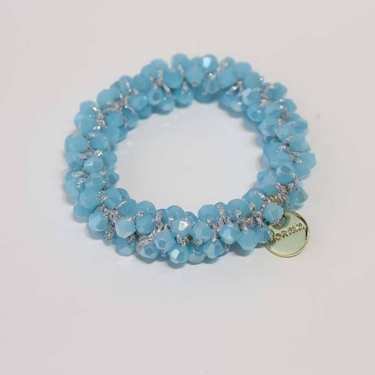 Cute Pearl Crystal Hair Tie Elastic Handmade Band