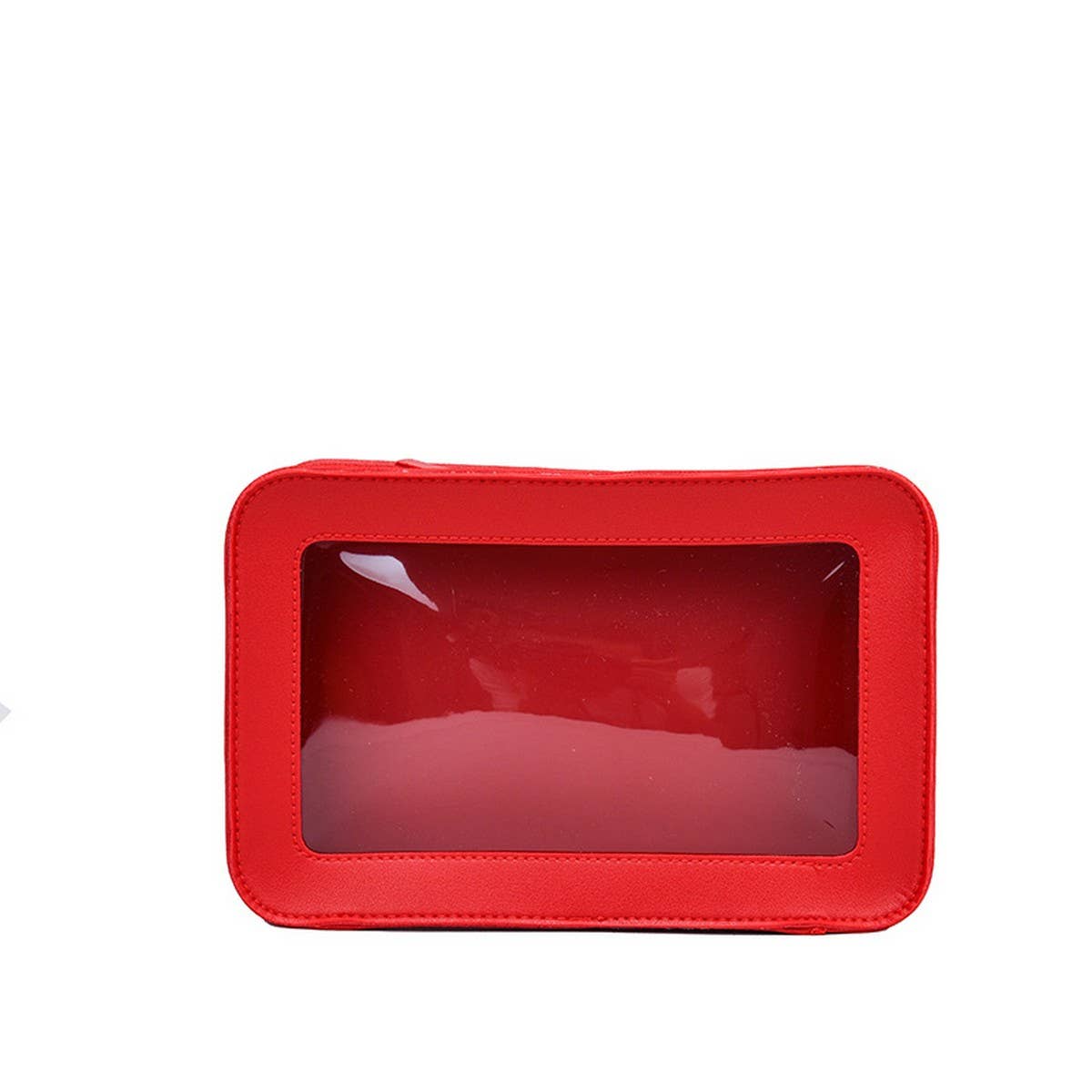 NEW SOLID COLOR SIMPLE TRANSPARENT COSMETIC BAG_CWAB4497