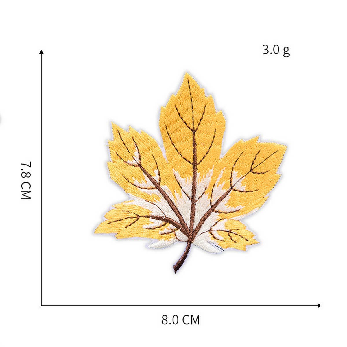 NEW MAPLE LEAF EMBROIDERY CHILDREN'S CLOTH PATCH