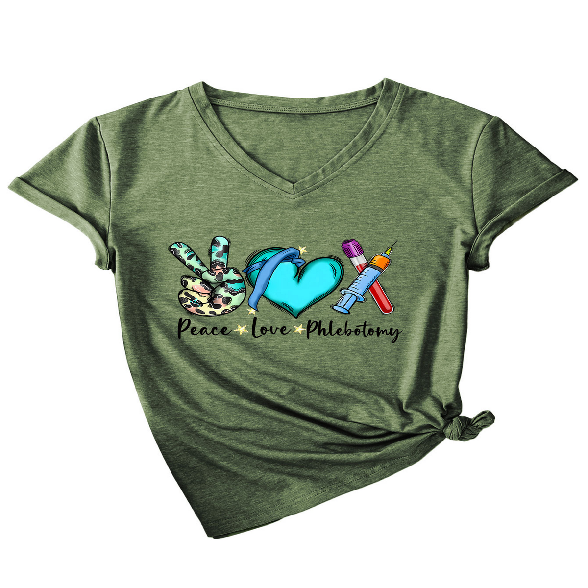 Women?™s V-Neck Tee ??Trendy & Fashionable_CWTTS1540
