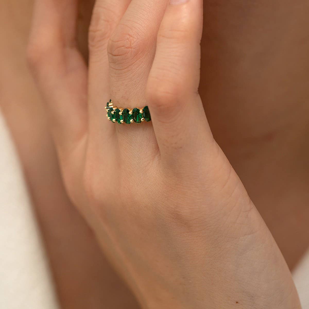 FASHIONABLE, VERSATILE AND COLOR-PROOF OPEN RING
