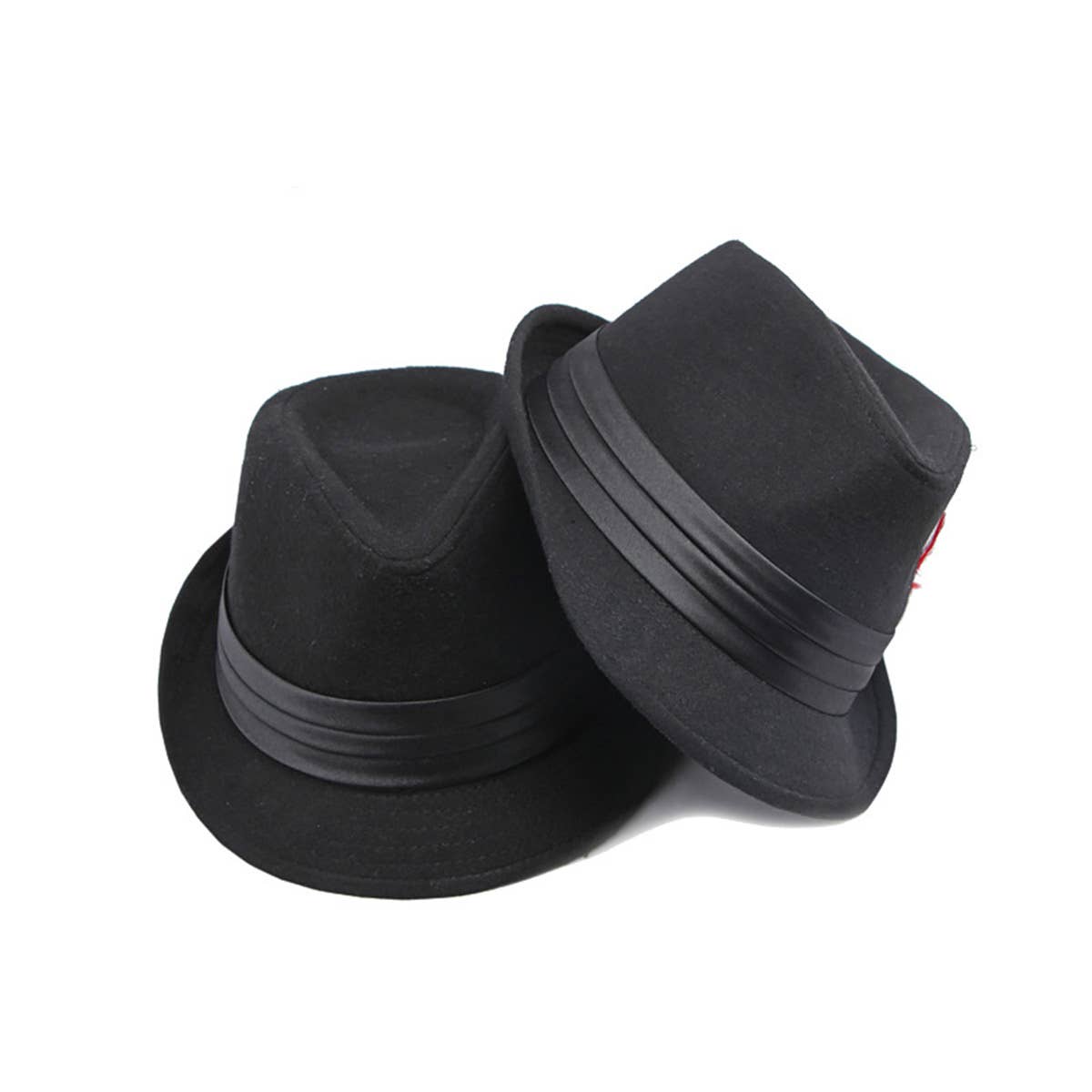 AUTUMN AND WINTER RETRO FASHION FEATHER JAZZ HAT_CWAH1916