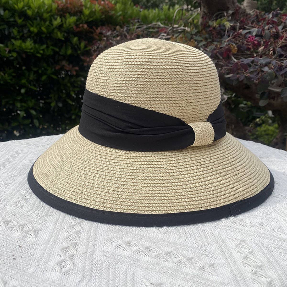 Summer sun protection oversized brim sun hat_CWAH3467