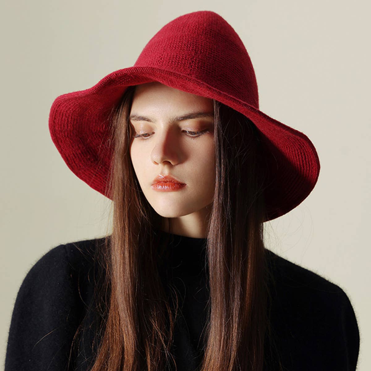 Halloween Pointed Witch Hat, Knit & Foldable_CWAH0617
