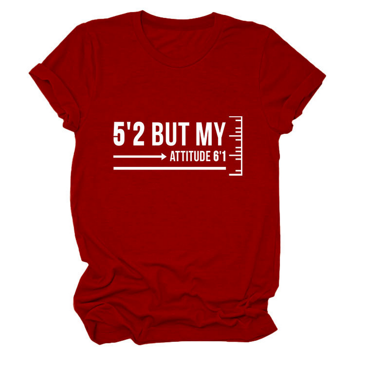 Trendy Graphic Tee Women Short Girl Energy