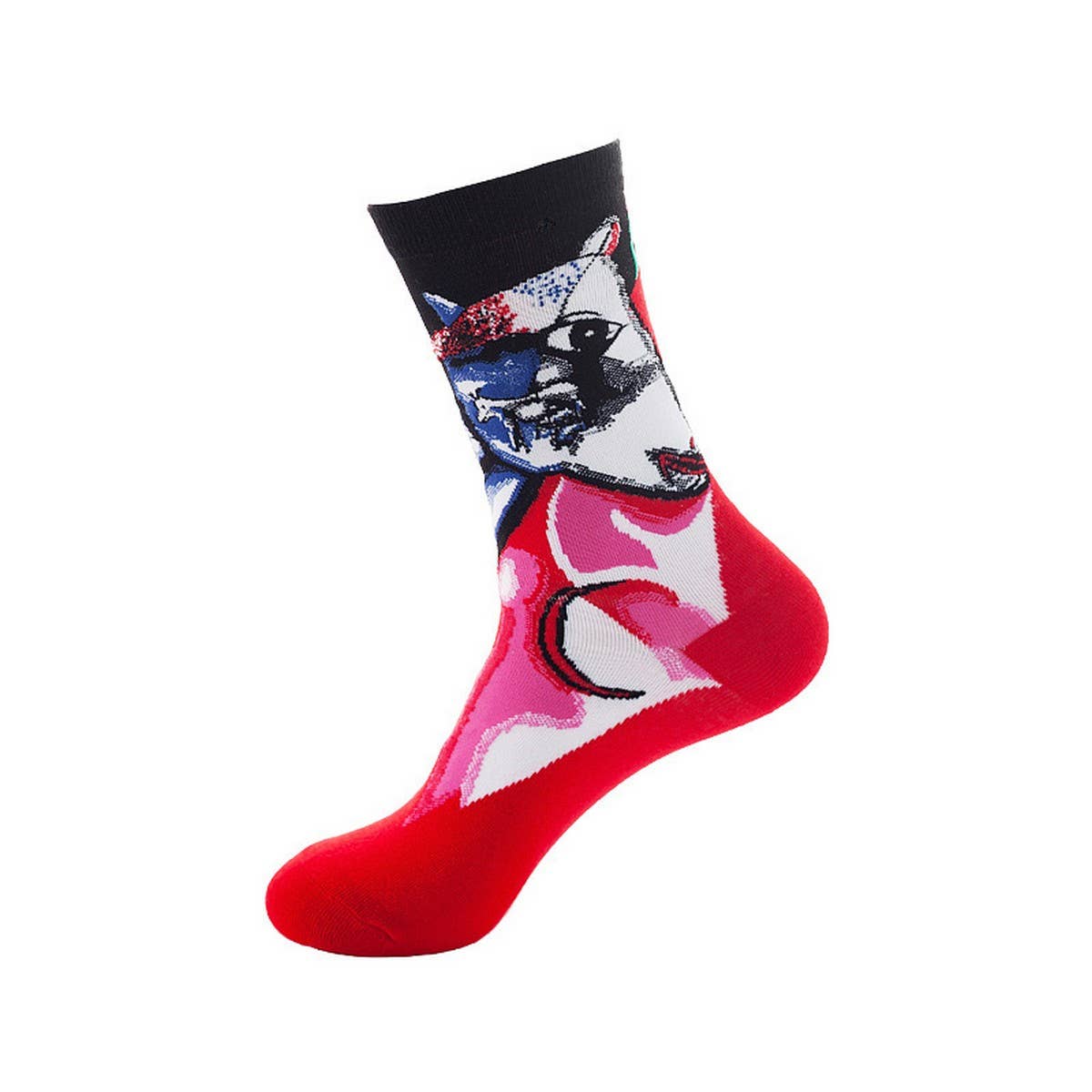 AUTUMN AND WINTER OIL PAINTING SOCKS_CWMS1003