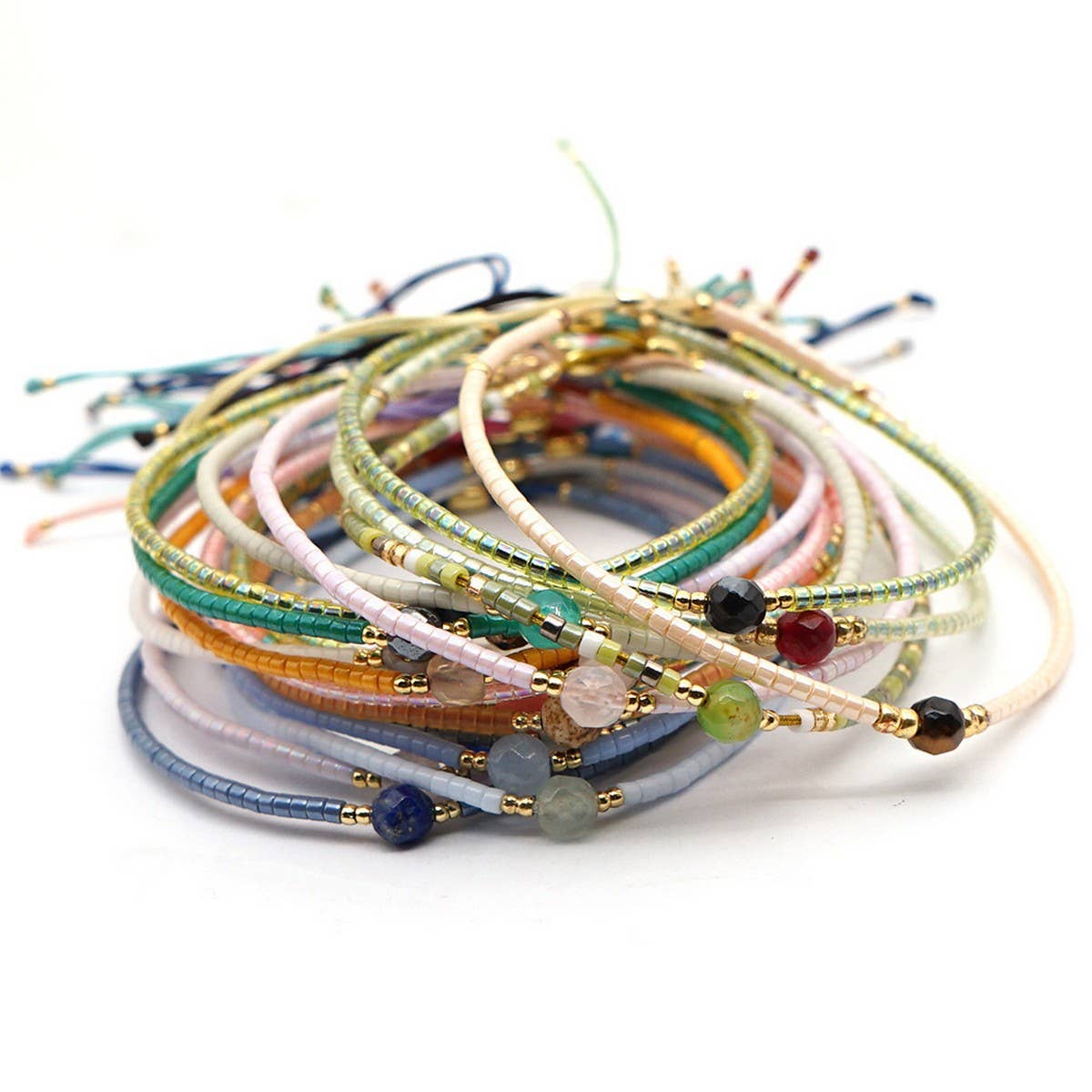 CWAJE4558_SIMPLE HAND-WOVEN GIRLFRIENDS BRACELET