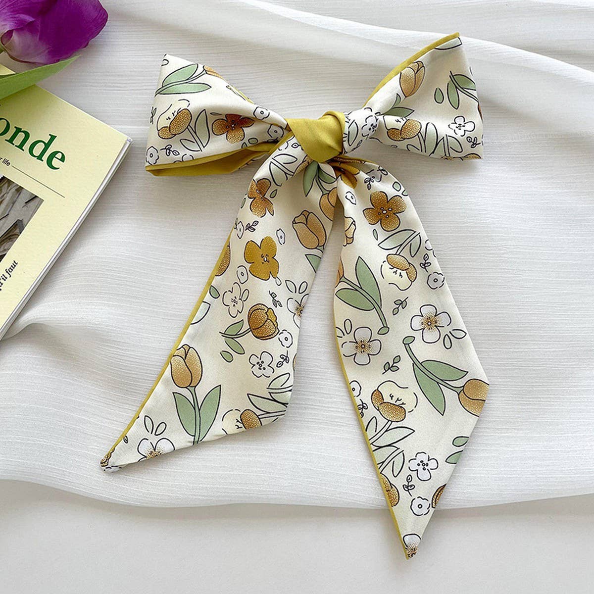 NEW YELLOW WHITENING HIGH-END FASHION HEADBAND_CWAHA4134